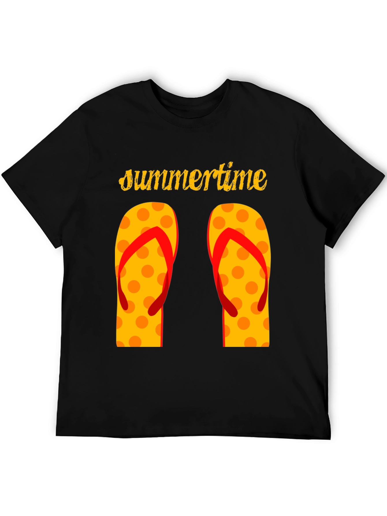 Summertime Flip Flop Graphic T-Shirt