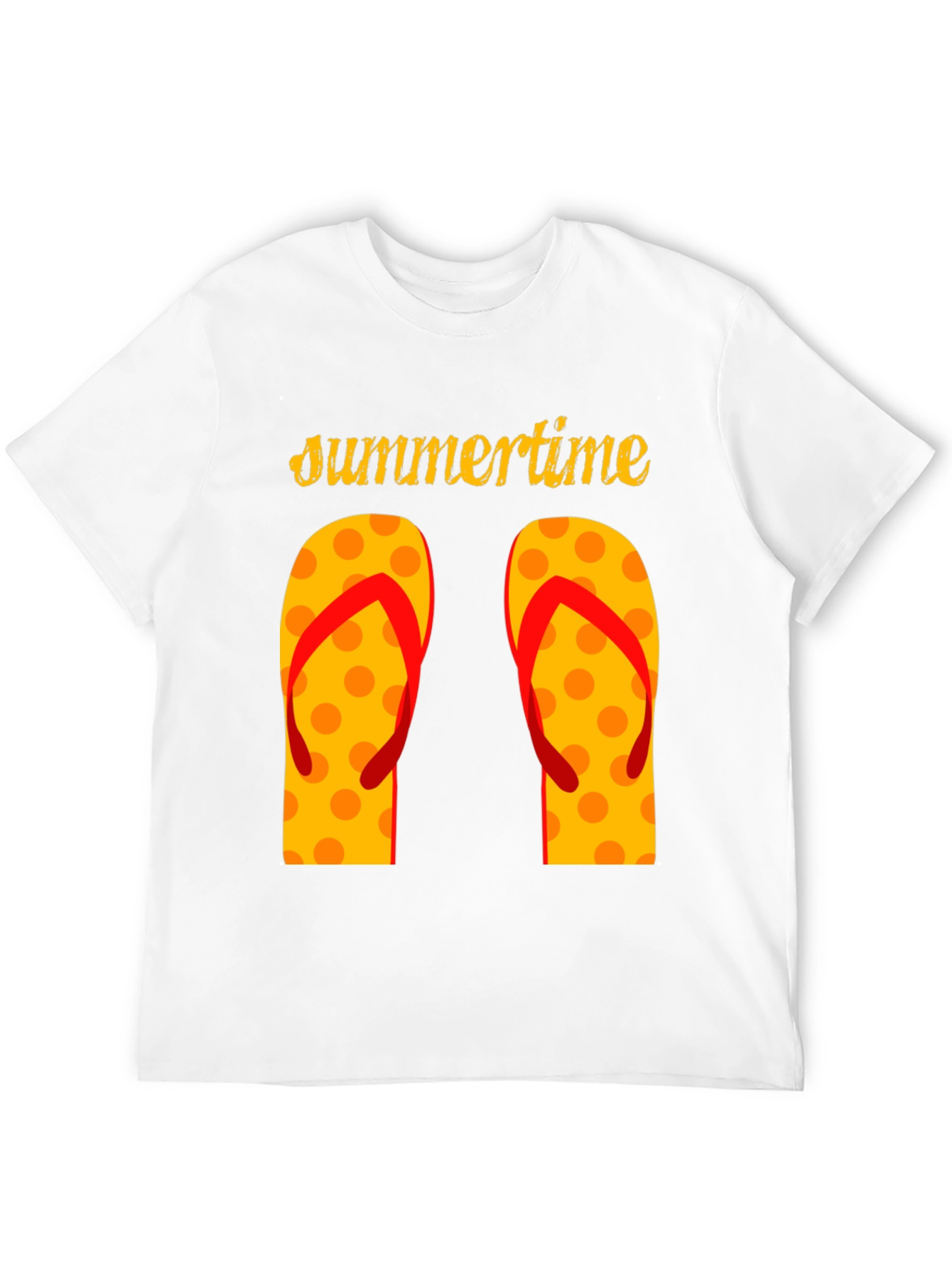 Summertime Flip Flop Graphic T-Shirt