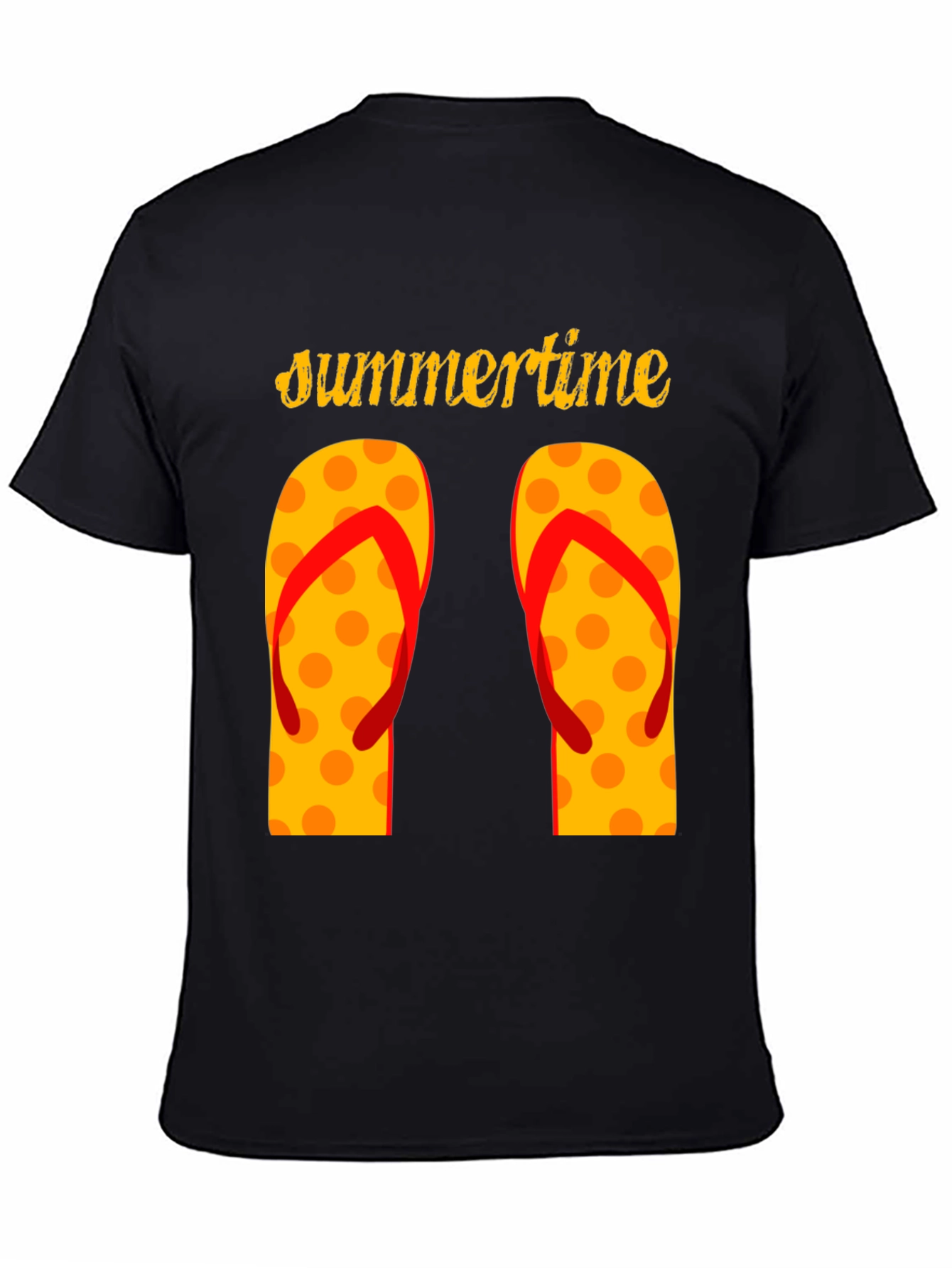 Summertime Flip Flop Graphic T-Shirt