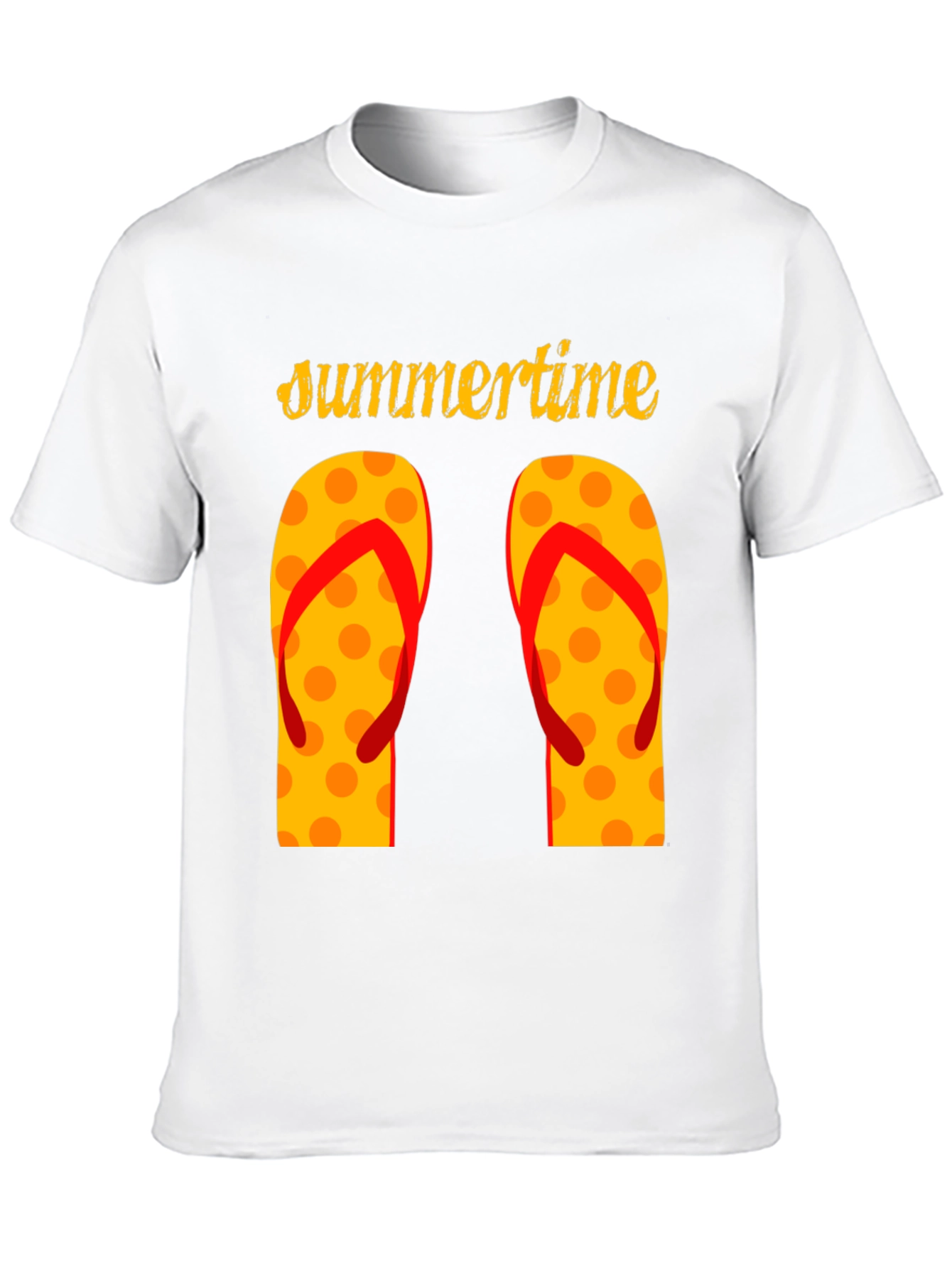 Summertime Flip Flop Graphic T-Shirt