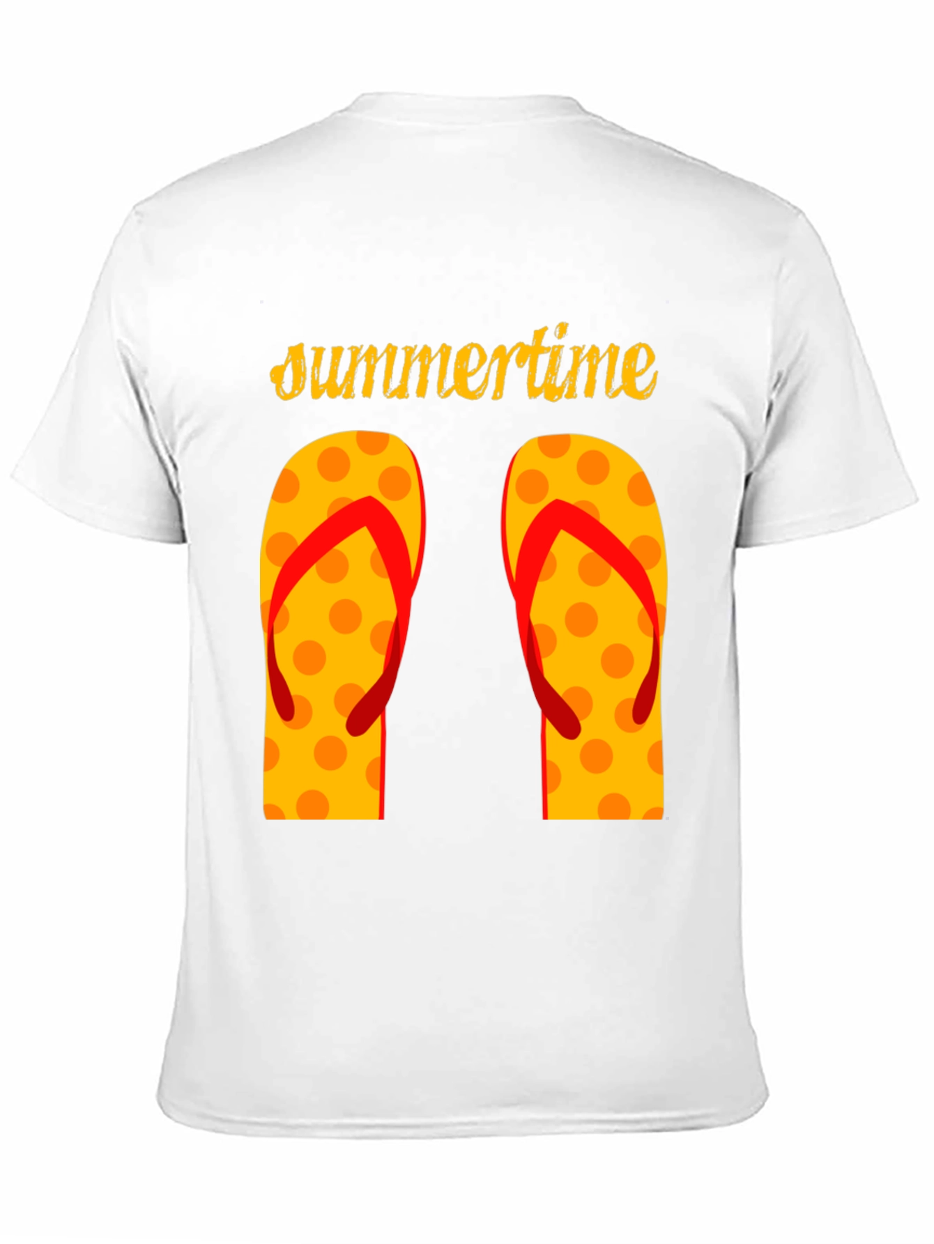 Summertime Flip Flop Graphic T-Shirt