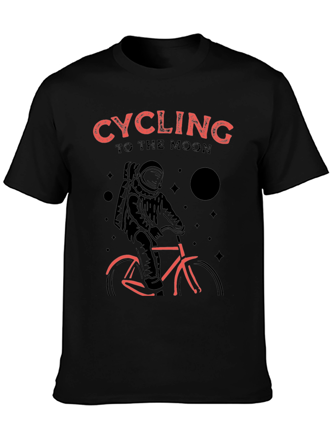 Cycling to the Moon Graphic Tee