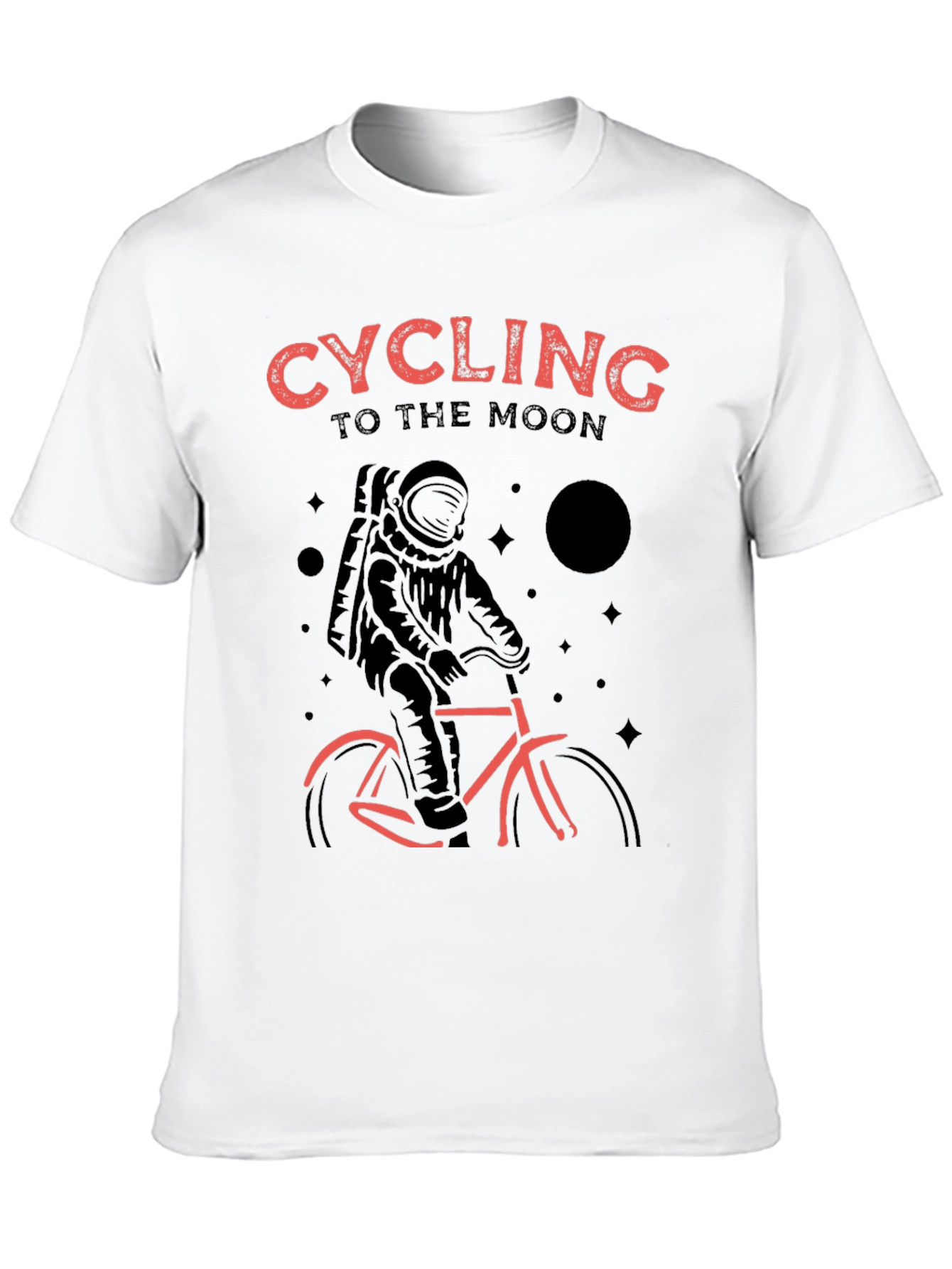 Cycling to the Moon Graphic Tee