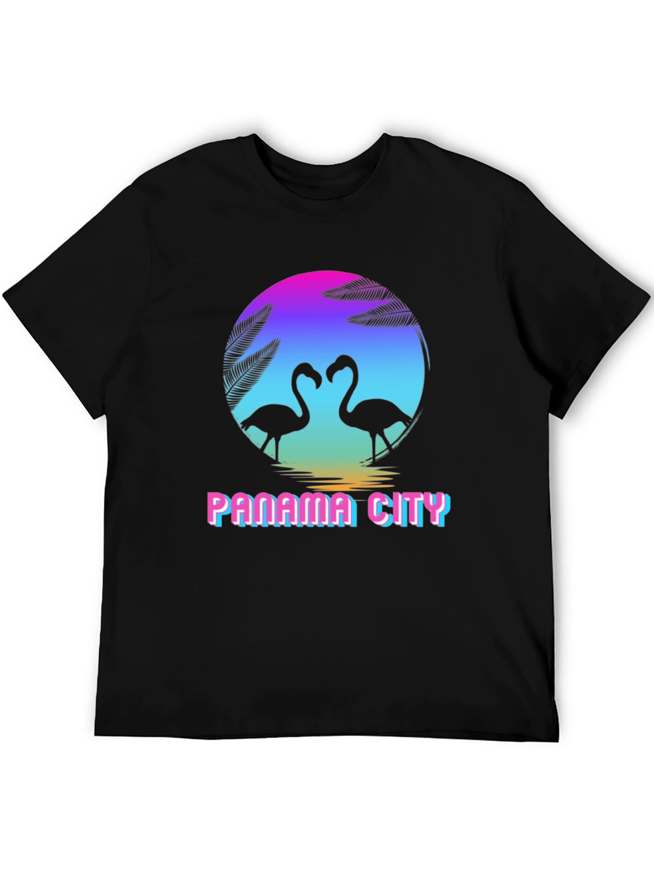 Panama City Retro Flamingo T-Shirt
