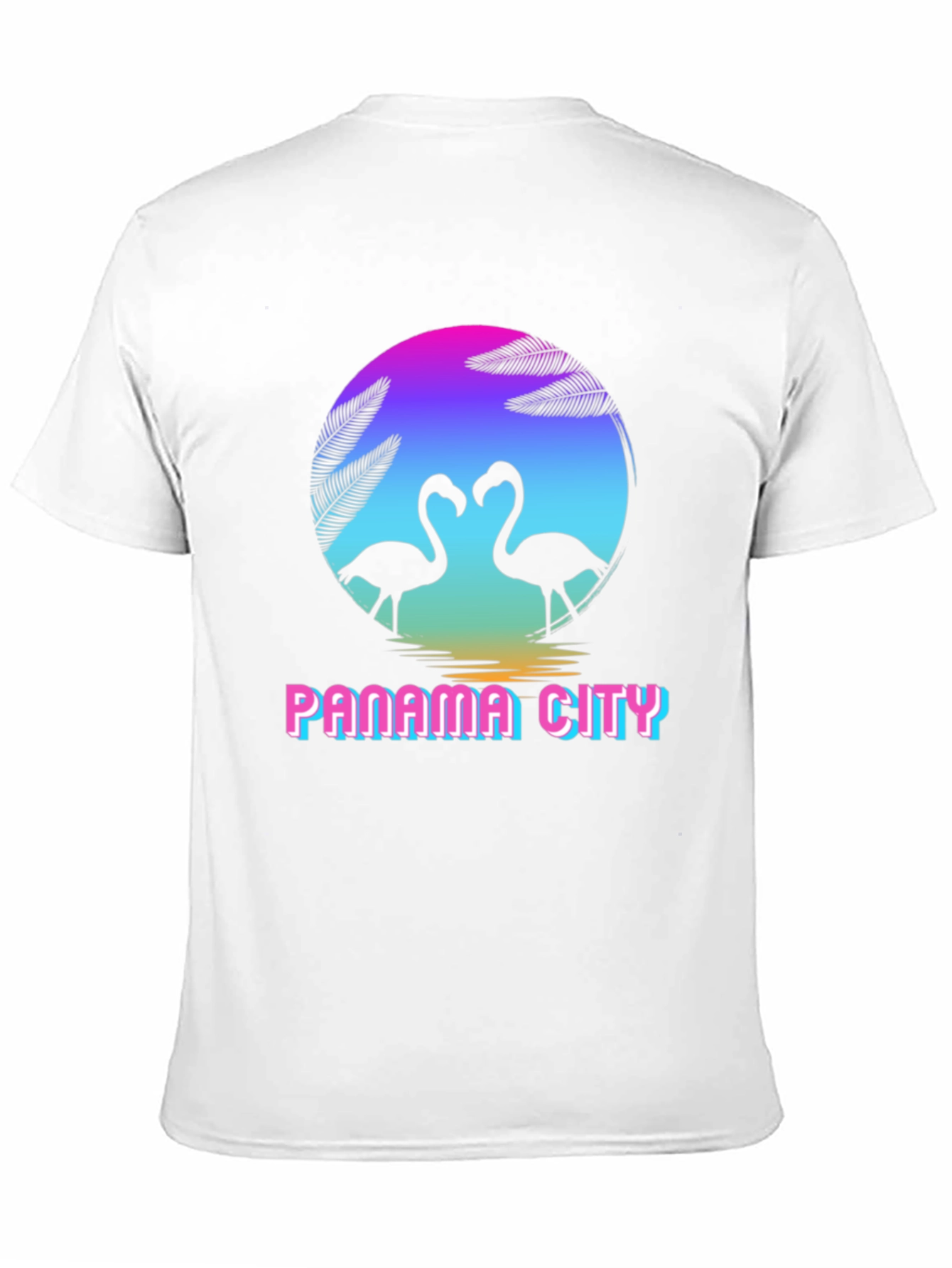 Panama City Retro Flamingo T-Shirt