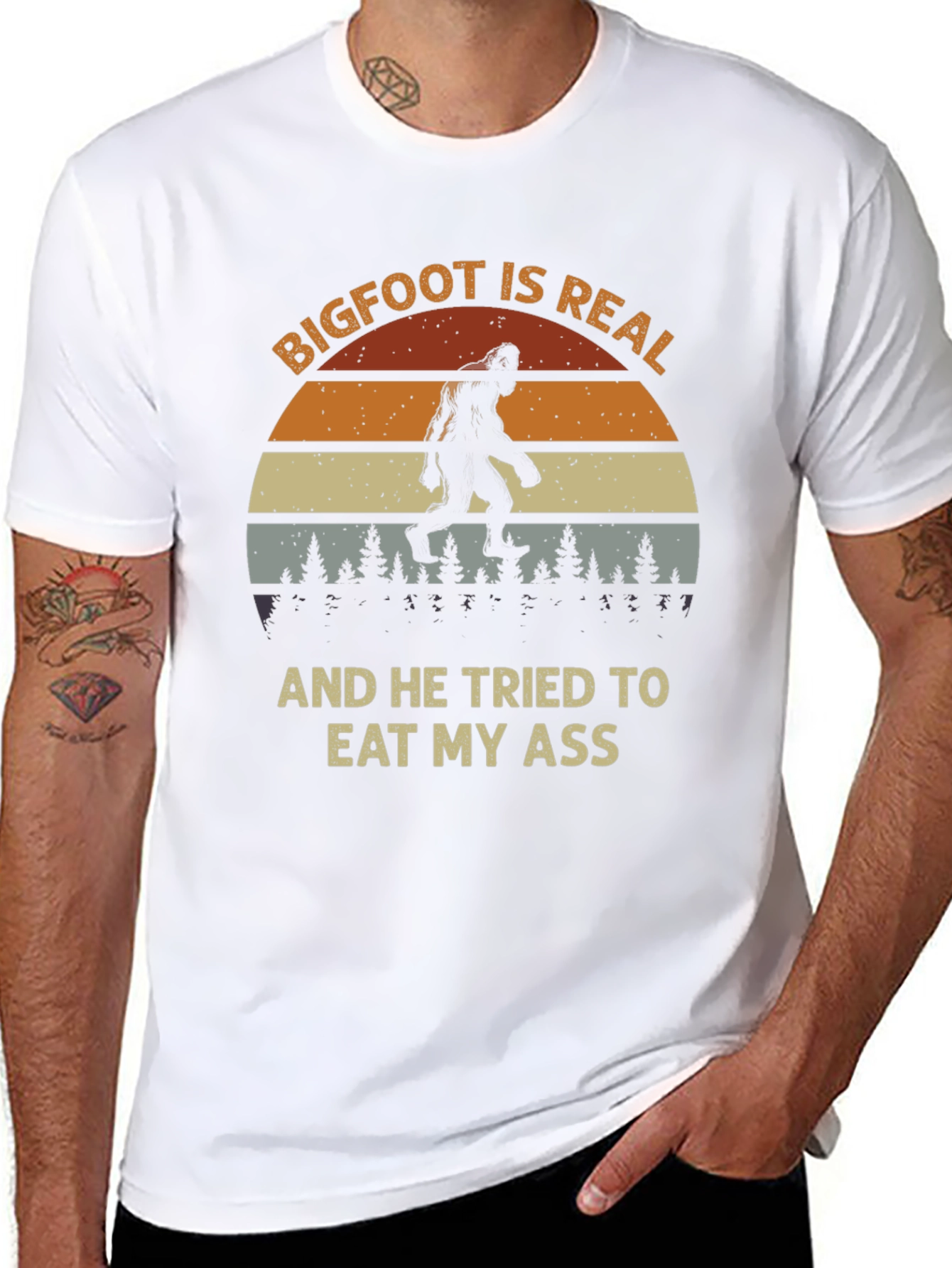Bigfoot Graphic T-Shirt - Funny & Unique Design