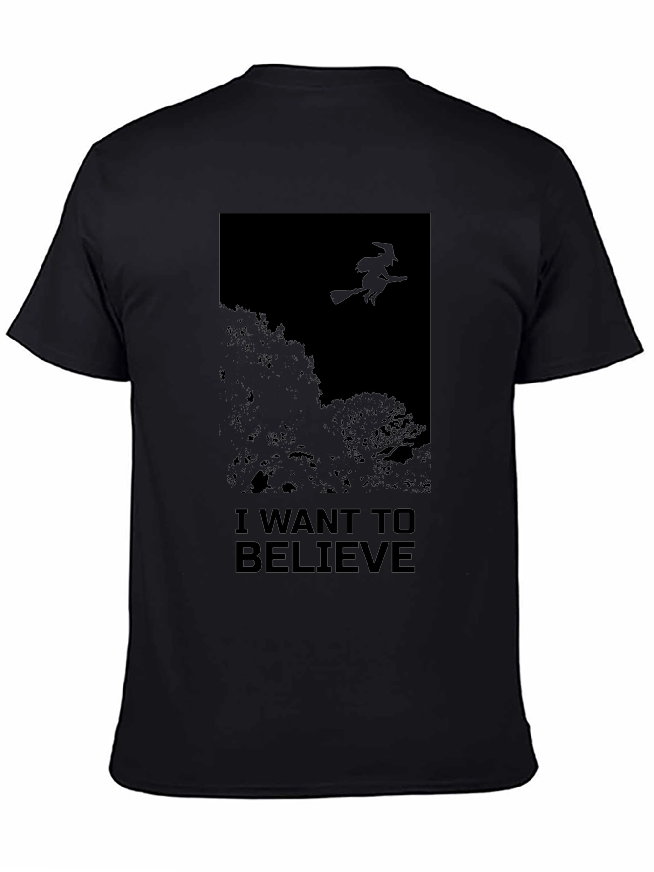 I Want to Believe Witch Graphic T-Shirt