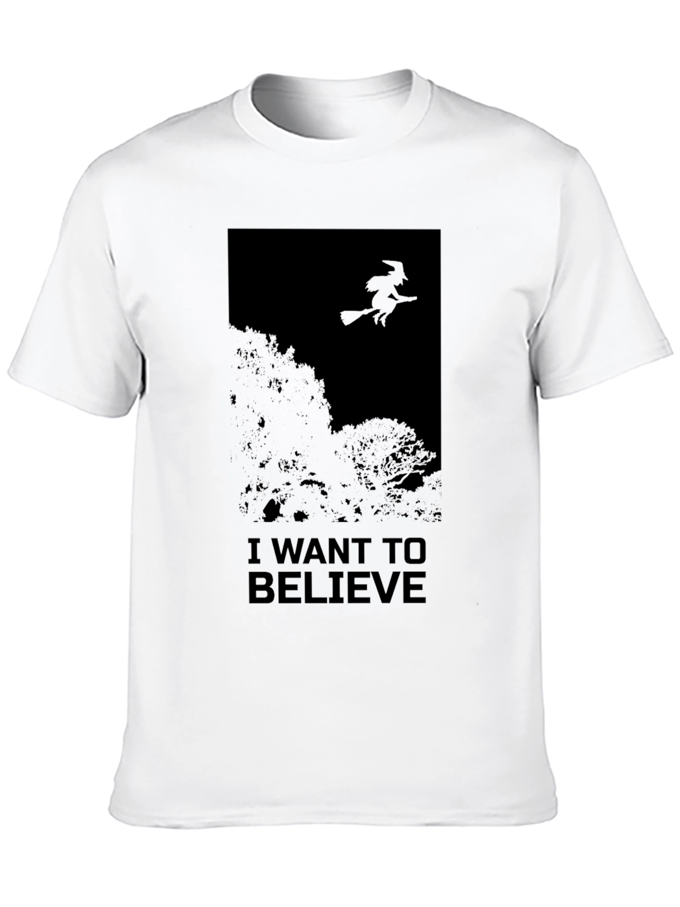 I Want to Believe Witch Graphic T-Shirt