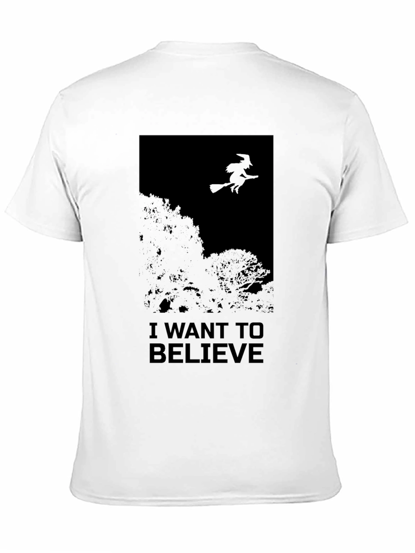 I Want to Believe Witch Graphic T-Shirt