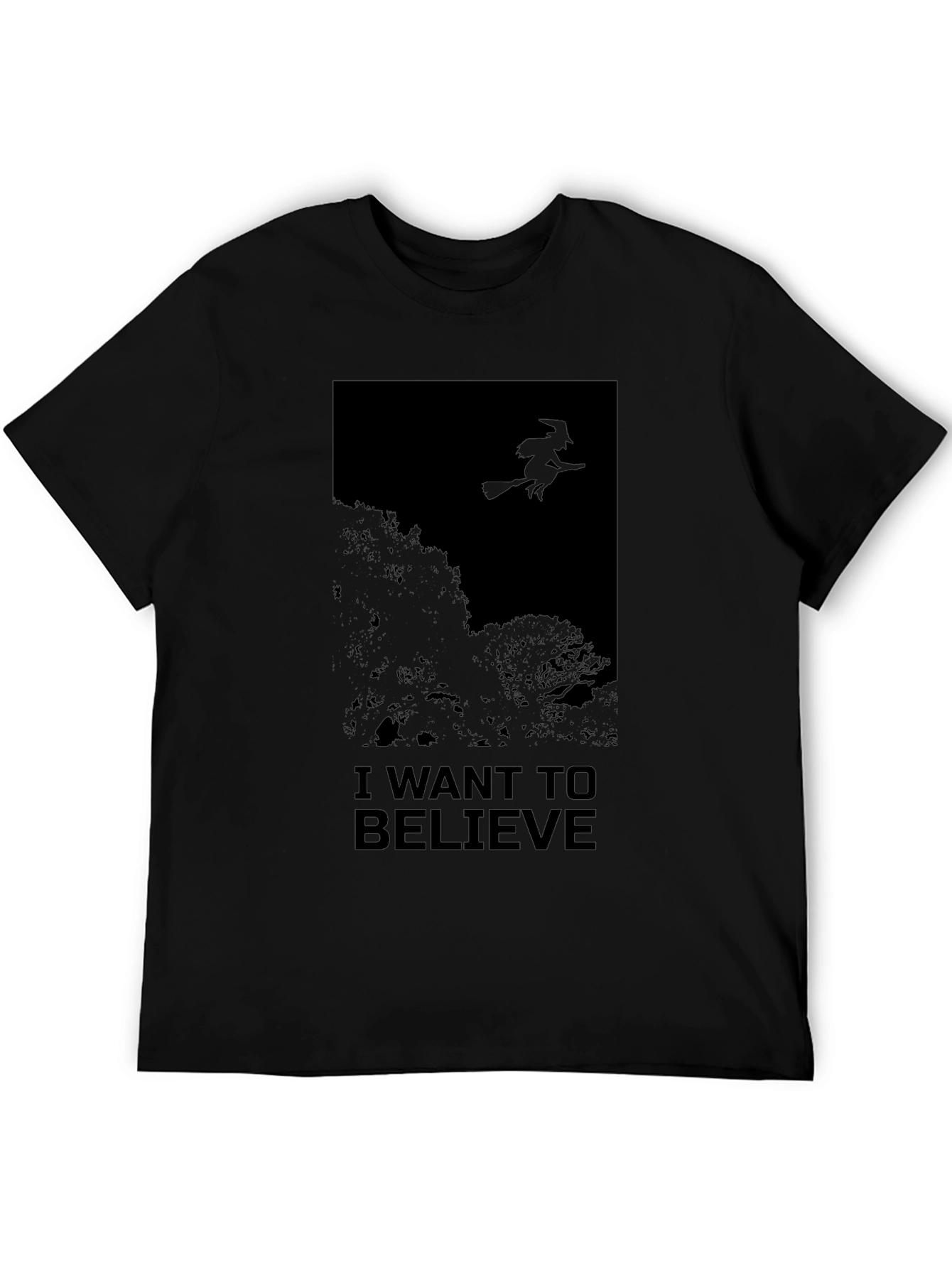 I Want to Believe Witch Graphic T-Shirt