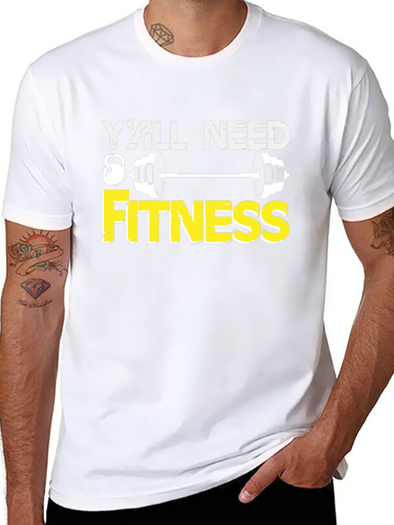 Yall Need Fitness Graphic Tee - Gym Motivation Shirt