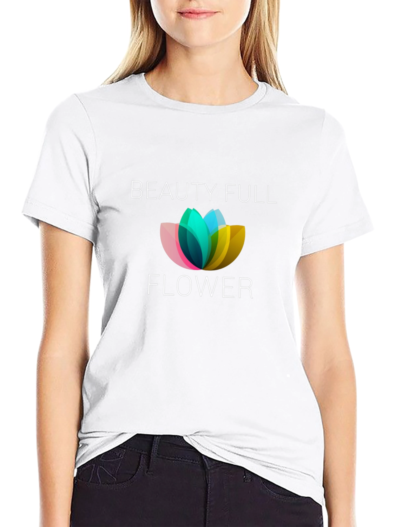 Beauty Full Flower Graphic Tee - Unisex