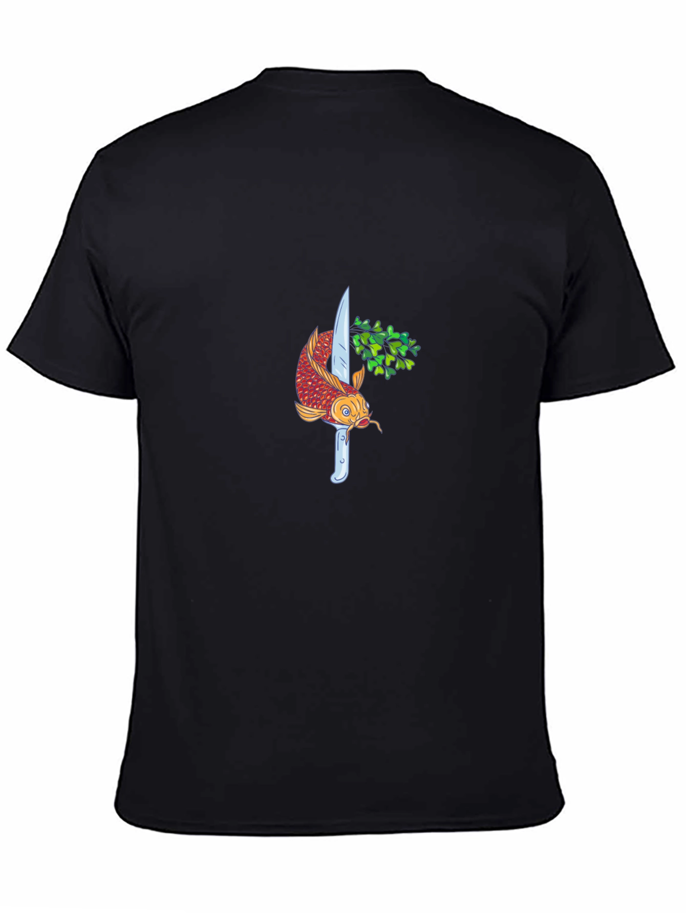 Koi Fish and Knife Graphic Tee