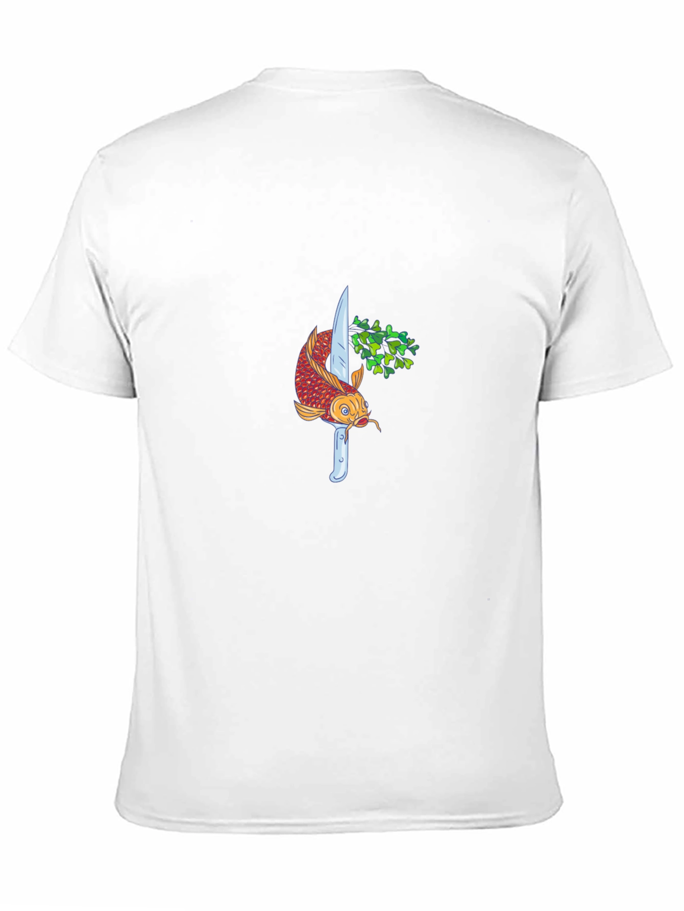 Koi Fish and Knife Graphic Tee