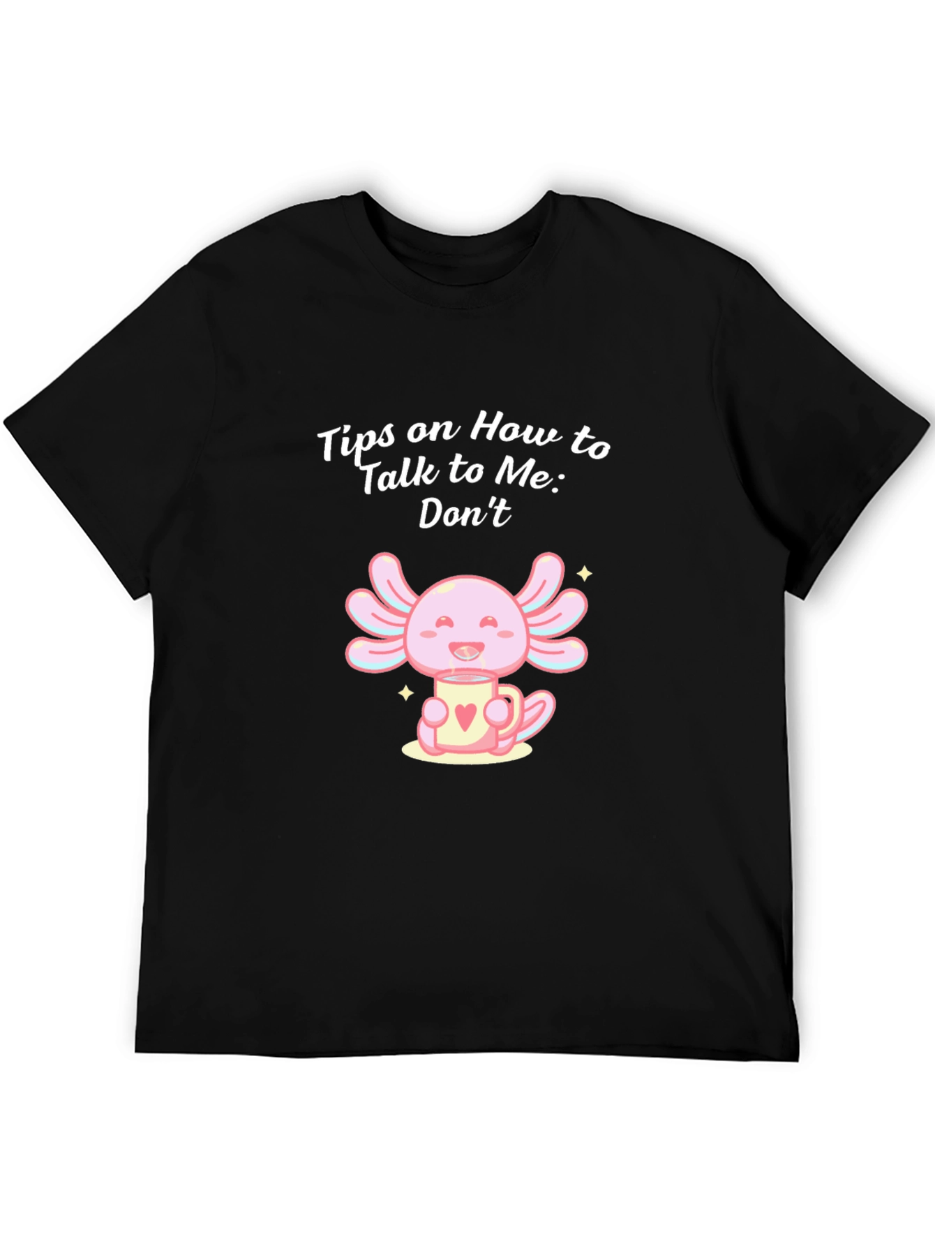Axolotl Tea T-Shirt - Introvert Humor Tee