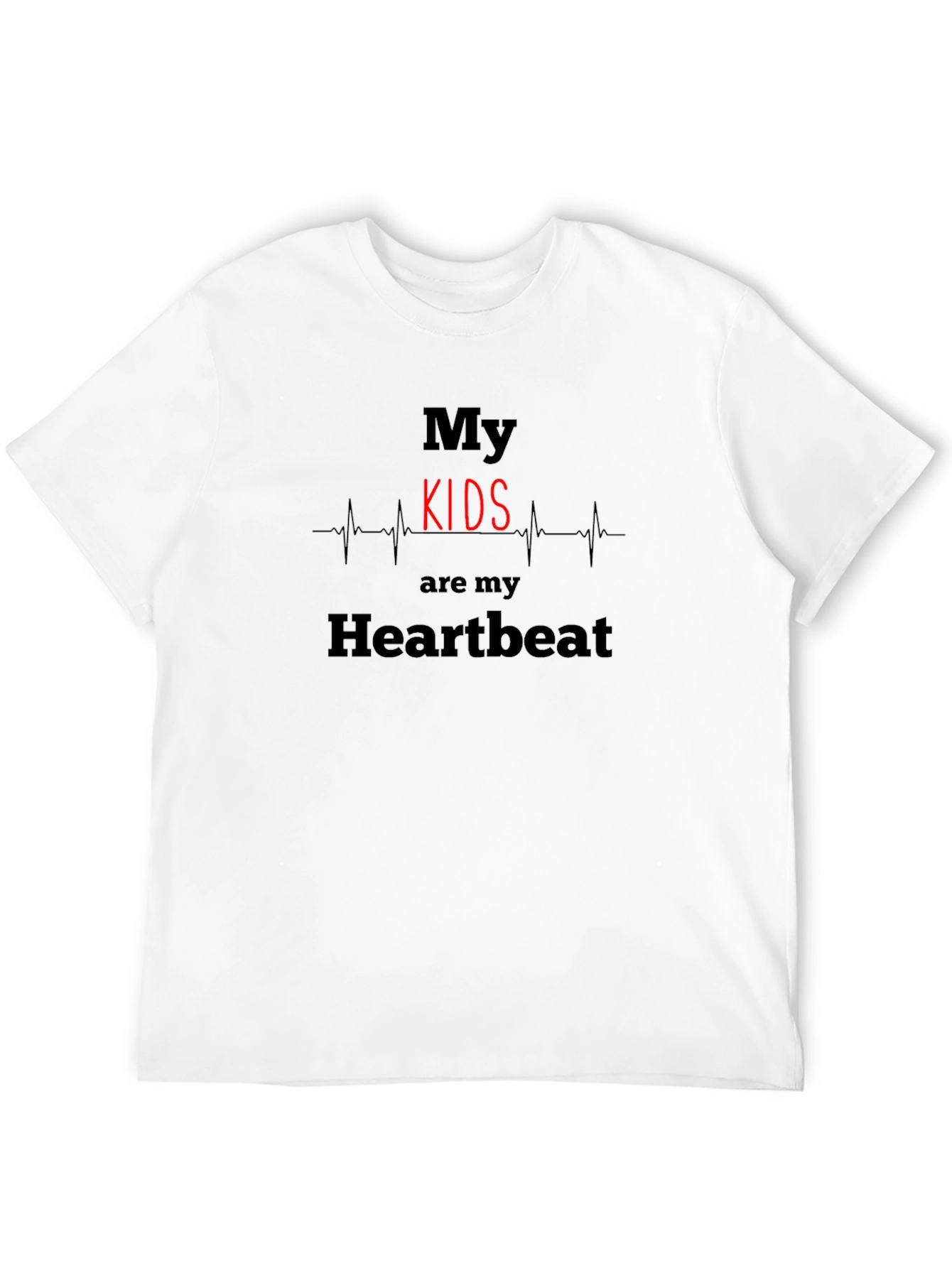 My Kids Are My Heartbeat Graphic Tee