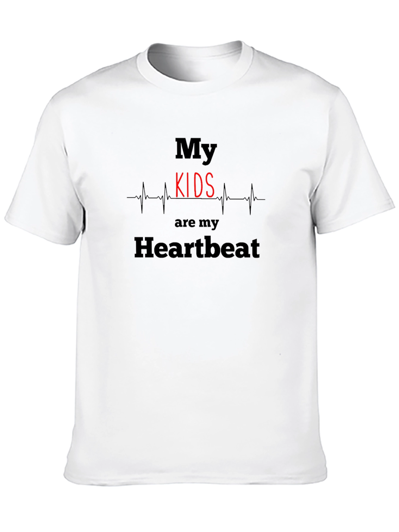My Kids Are My Heartbeat Graphic Tee