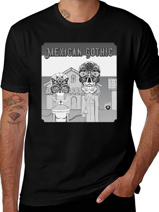 Mexican Gothic Graphic Tee - Skull Art