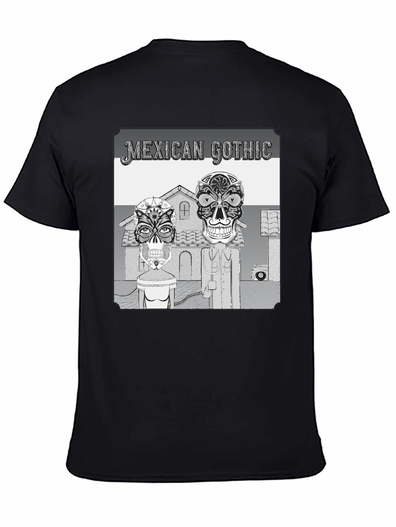 Mexican Gothic Graphic Tee - Skull Art