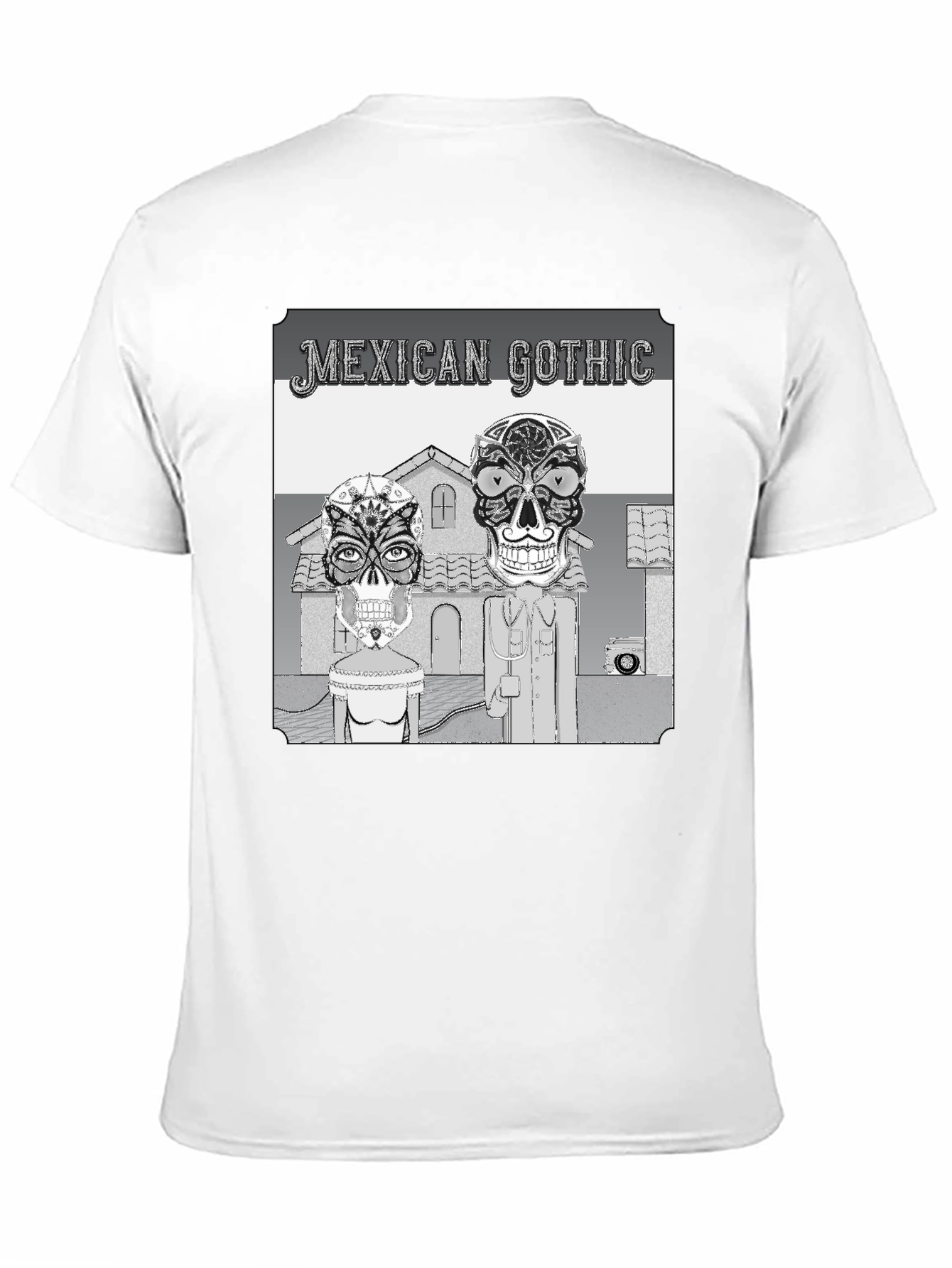 Mexican Gothic Graphic Tee - Skull Art
