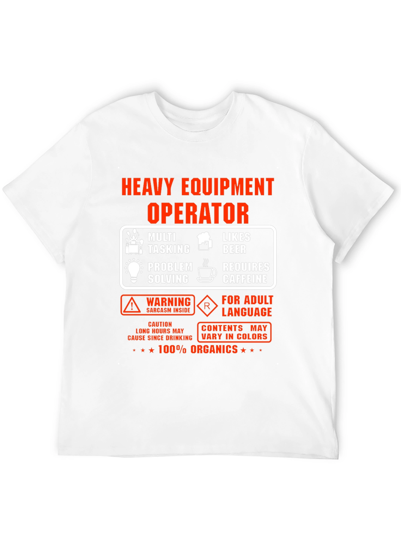 Heavy Equipment Operator T-Shirt
