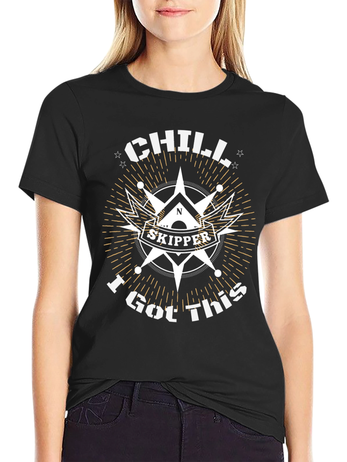 Chill Skipper T-Shirt - I Got This Design