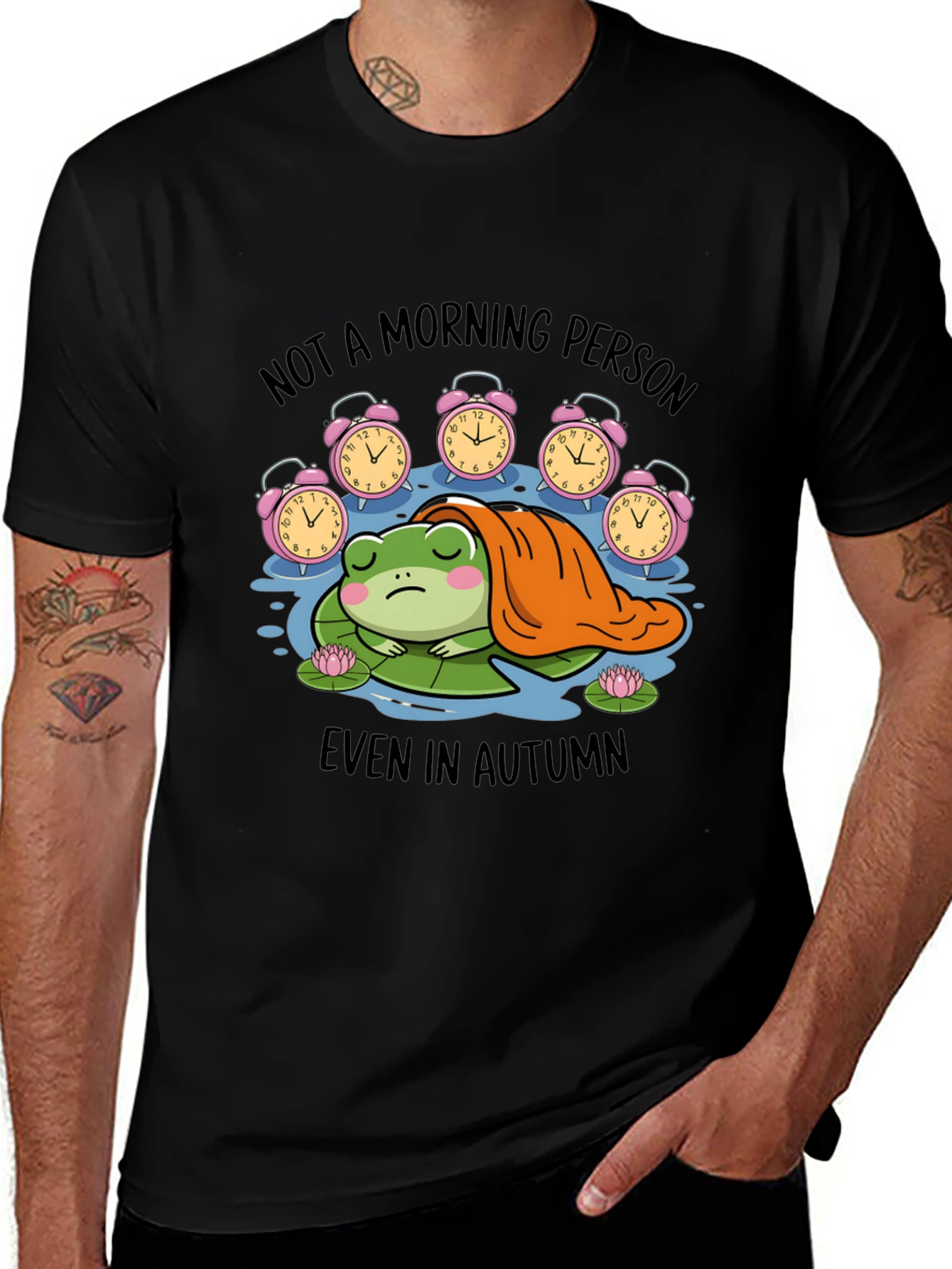 Not A Morning Person Frog Tee