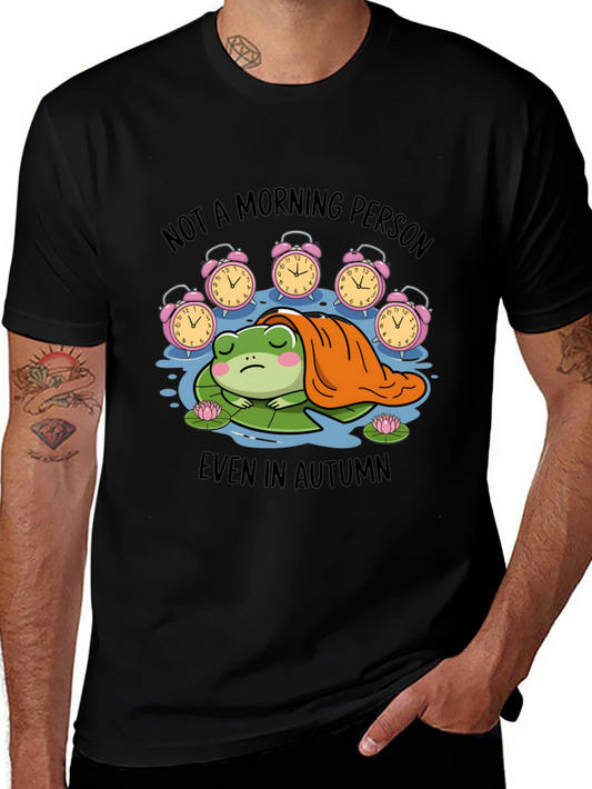 Not A Morning Person Frog Tee
