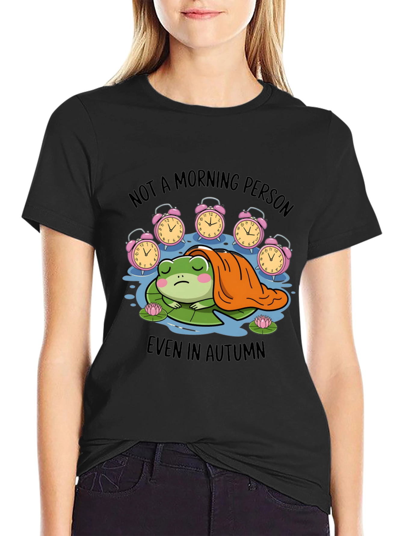 Not A Morning Person Frog Tee