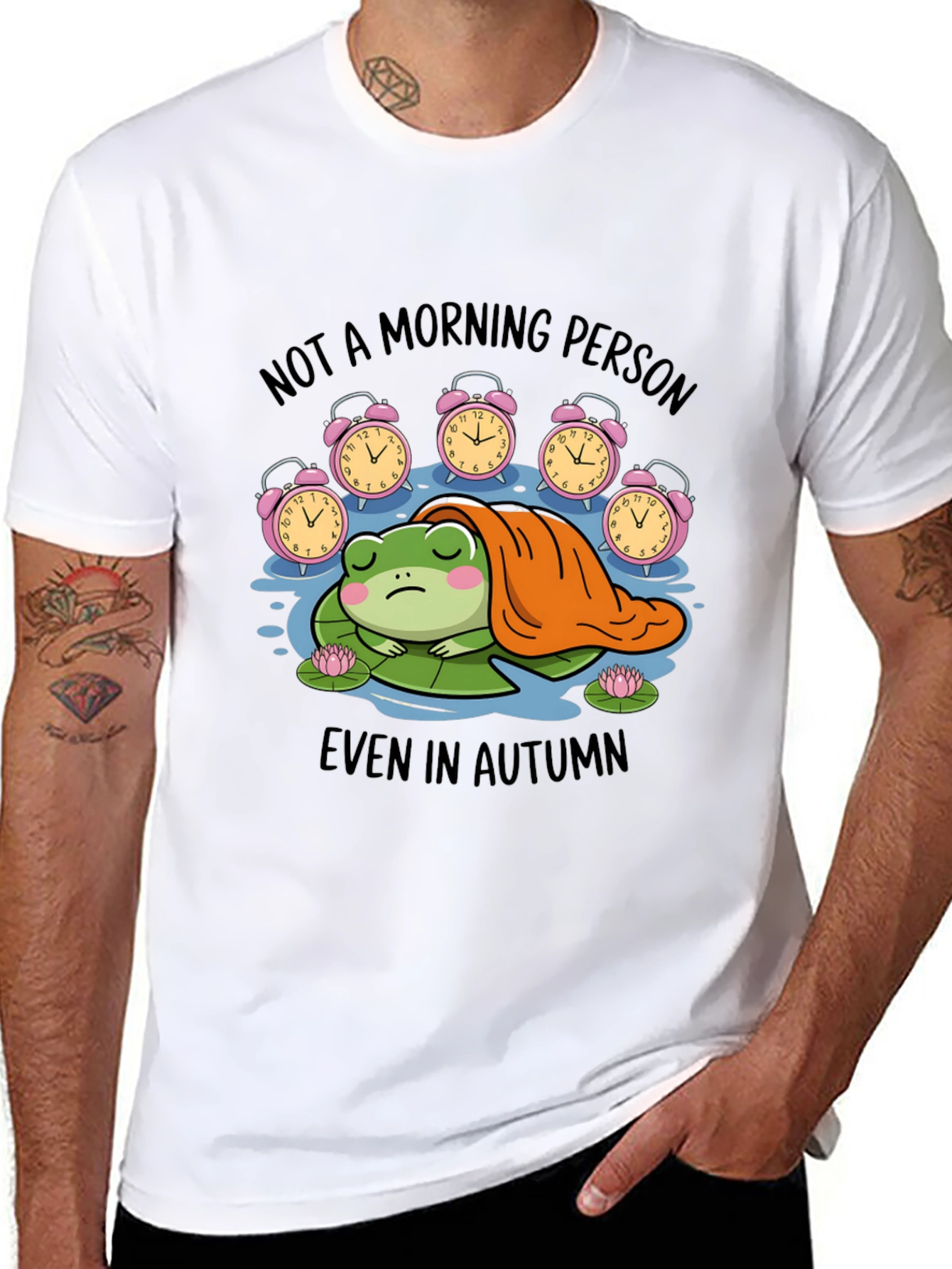 Not A Morning Person Frog Tee
