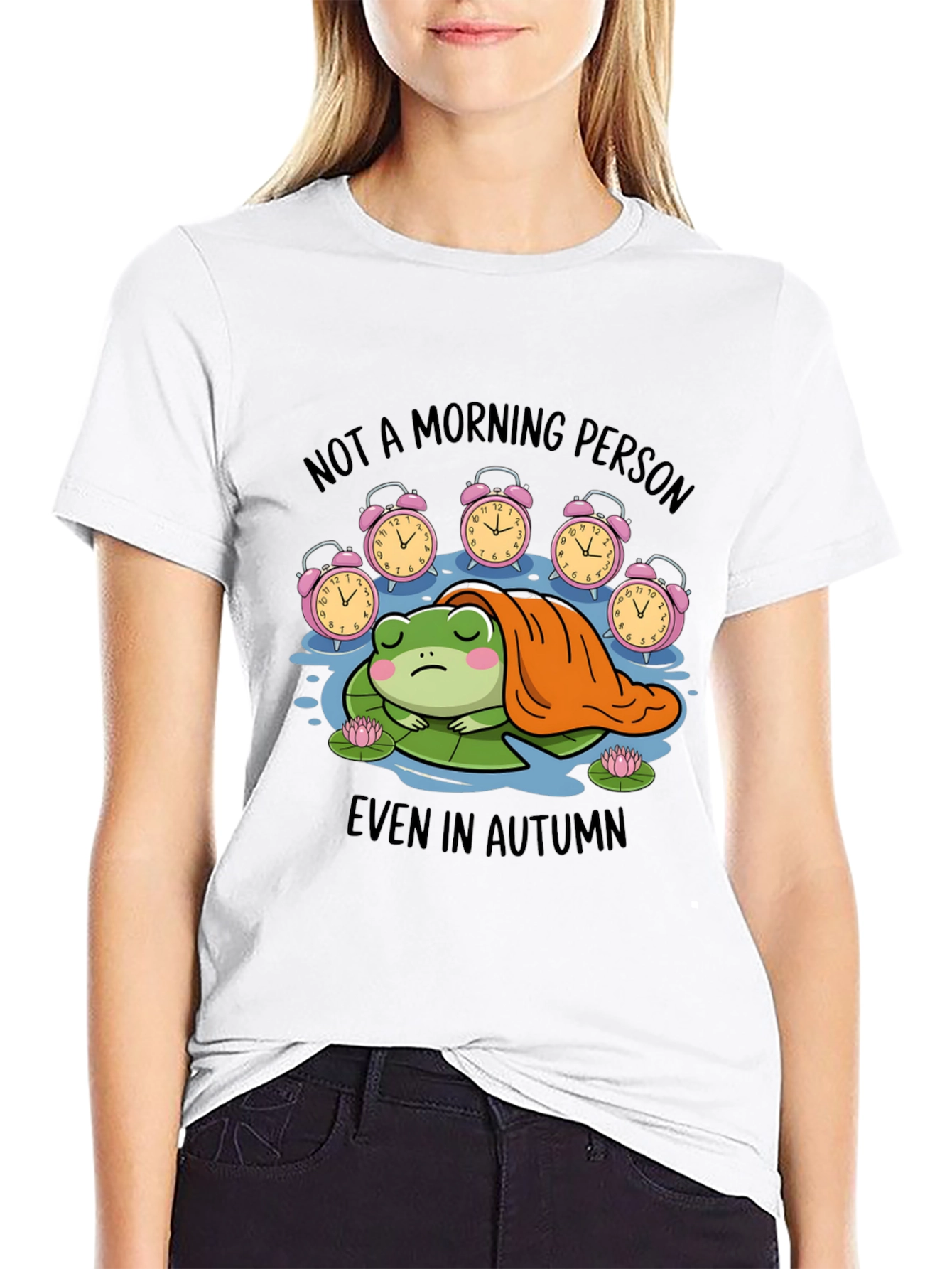 Not A Morning Person Frog Tee