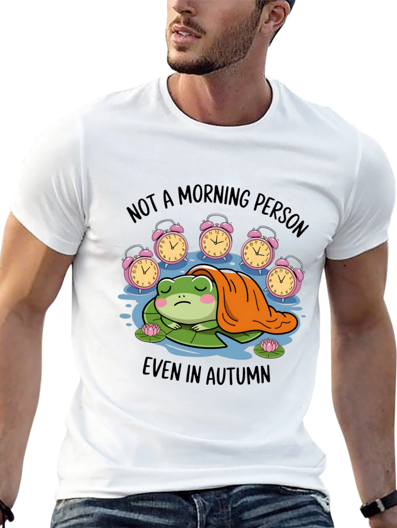 Not A Morning Person Frog Tee