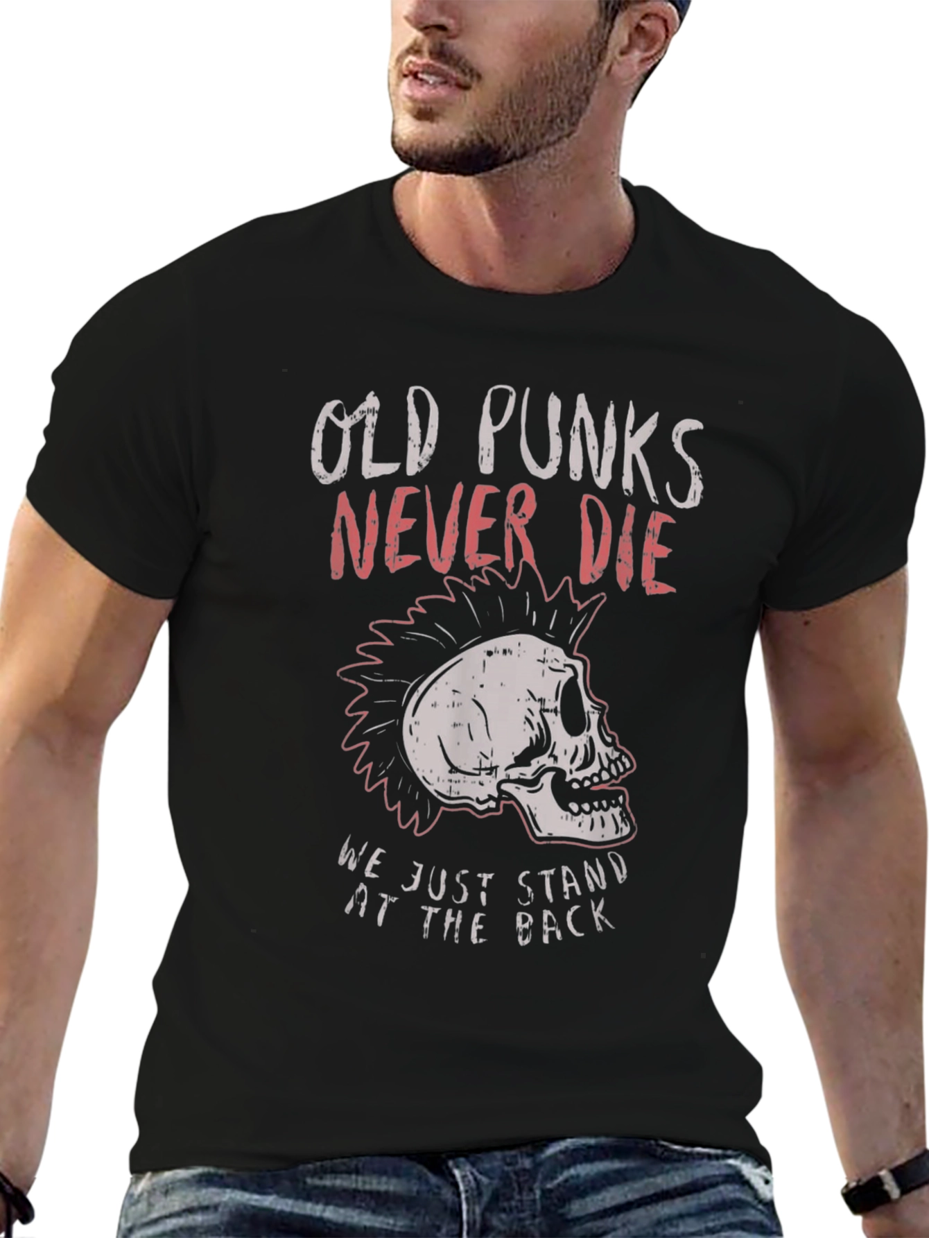 Old Punks Never Die Graphic T-Shirt