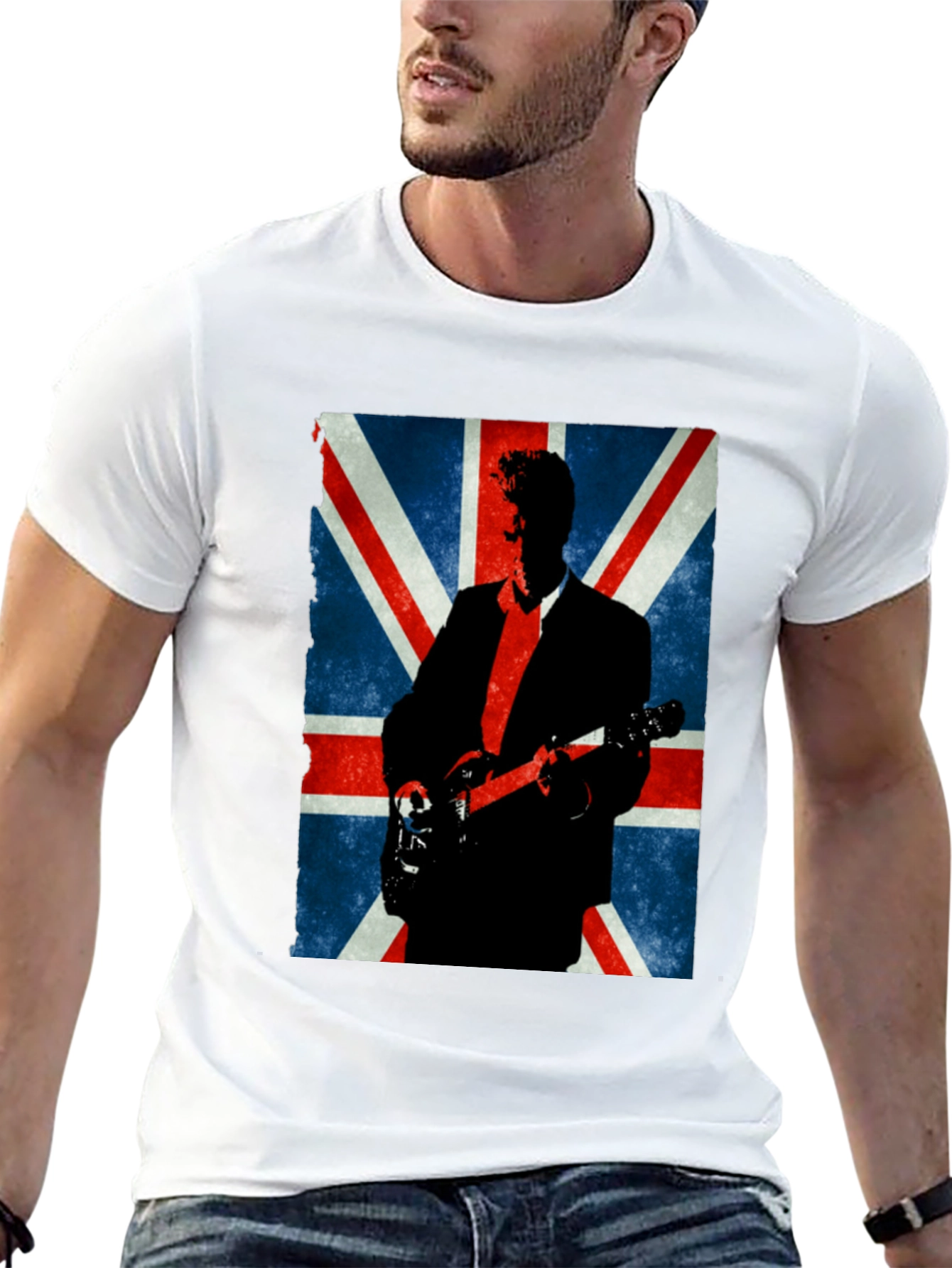 British Invasion Guitarist Graphic Tee
