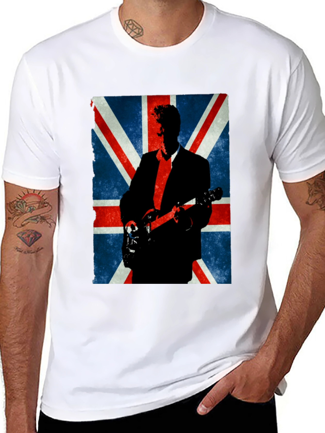 British Invasion Guitarist Graphic Tee