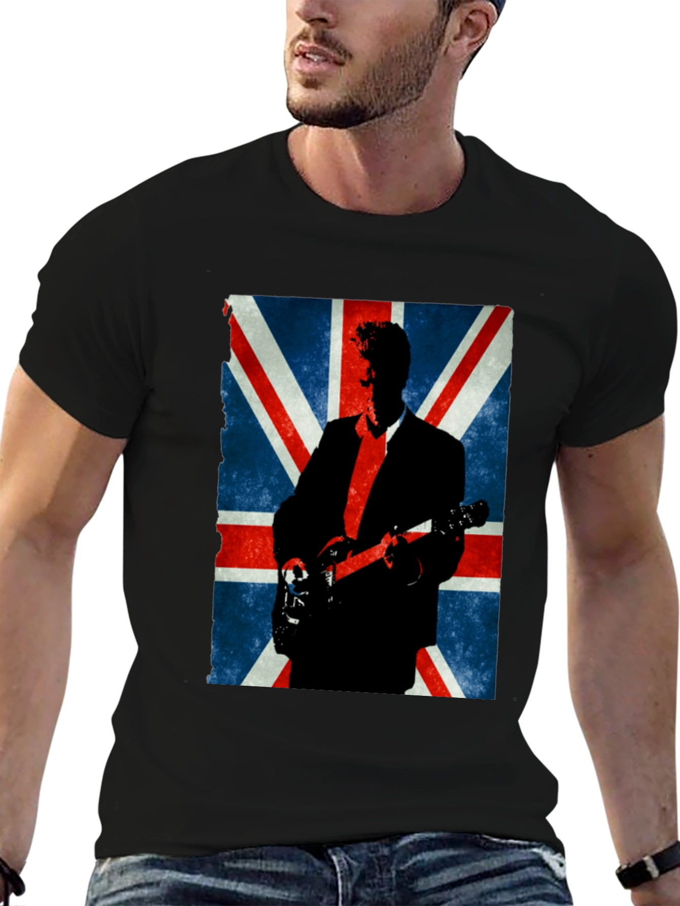 British Invasion Guitarist Graphic Tee