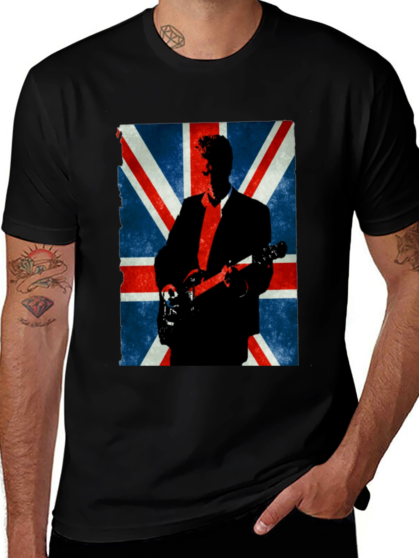British Invasion Guitarist Graphic Tee