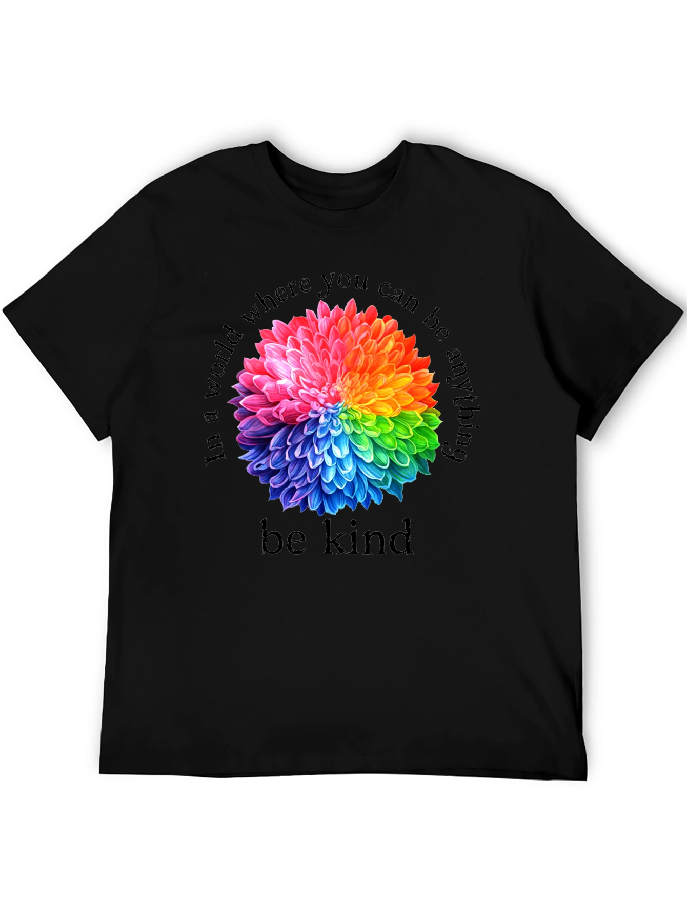 Rainbow Floral Kindness T-Shirt