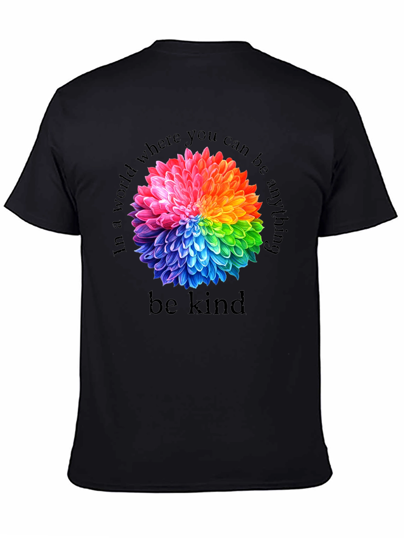 Rainbow Floral Kindness T-Shirt