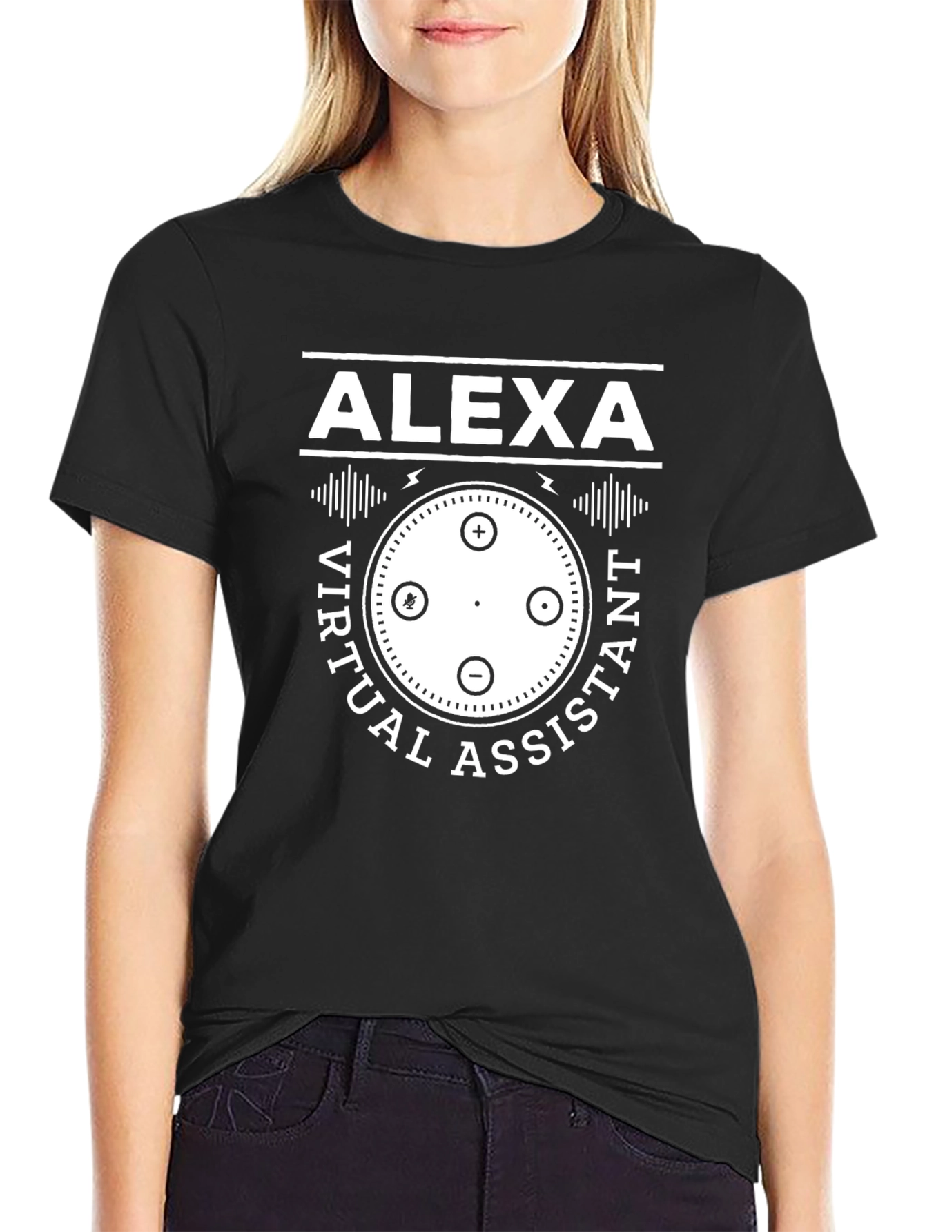Alexa Virtual Assistant Graphic T-Shirt
