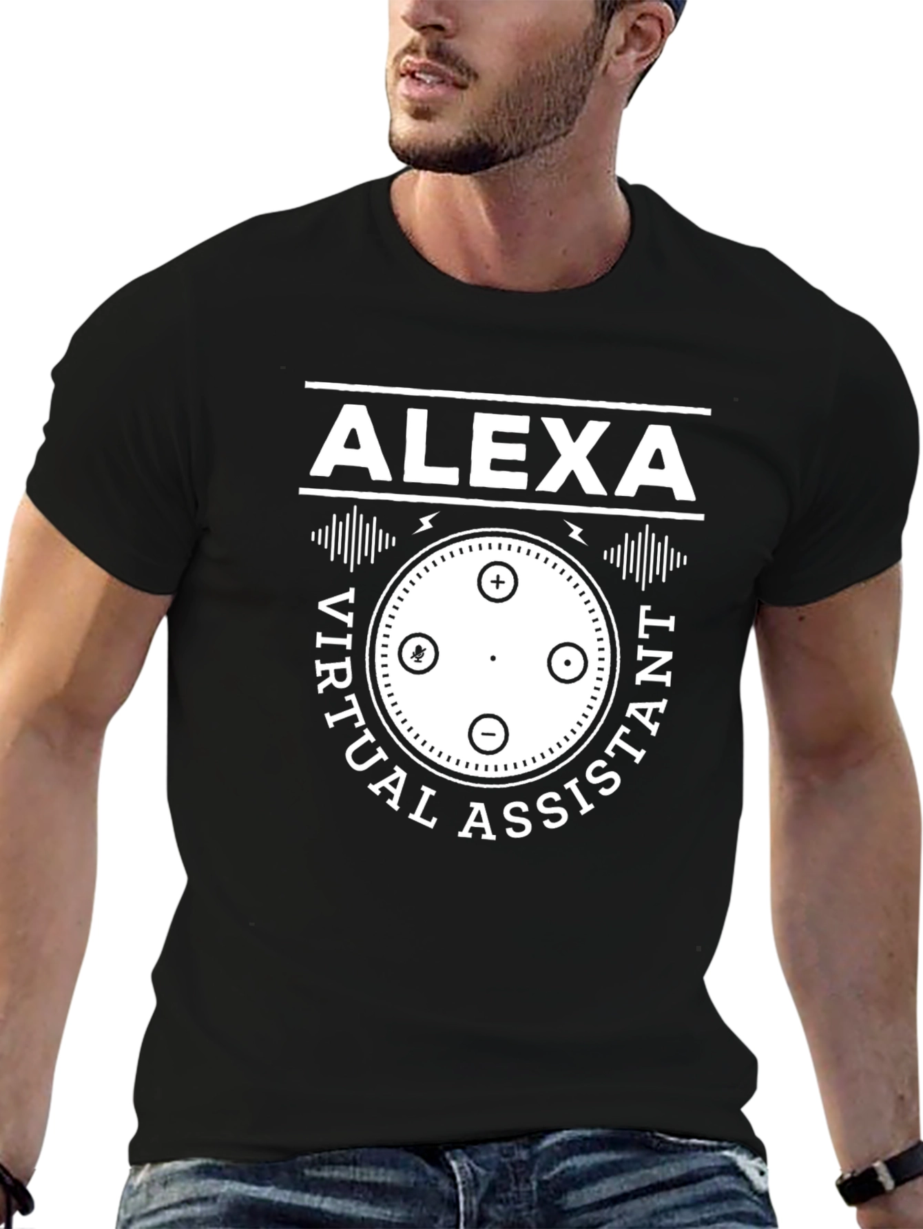 Alexa Virtual Assistant Graphic T-Shirt