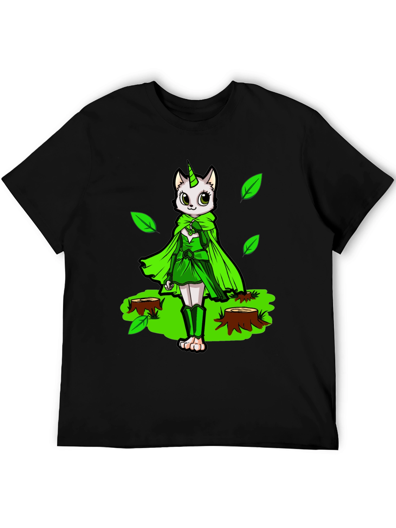 Unicat Forest Guardian Black T-Shirt