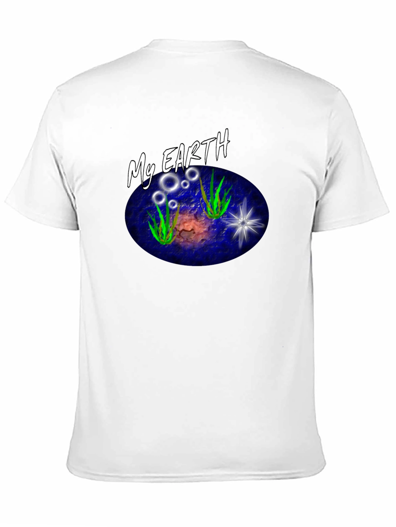 My Earth Graphic T-Shirt - Black Cotton Tee