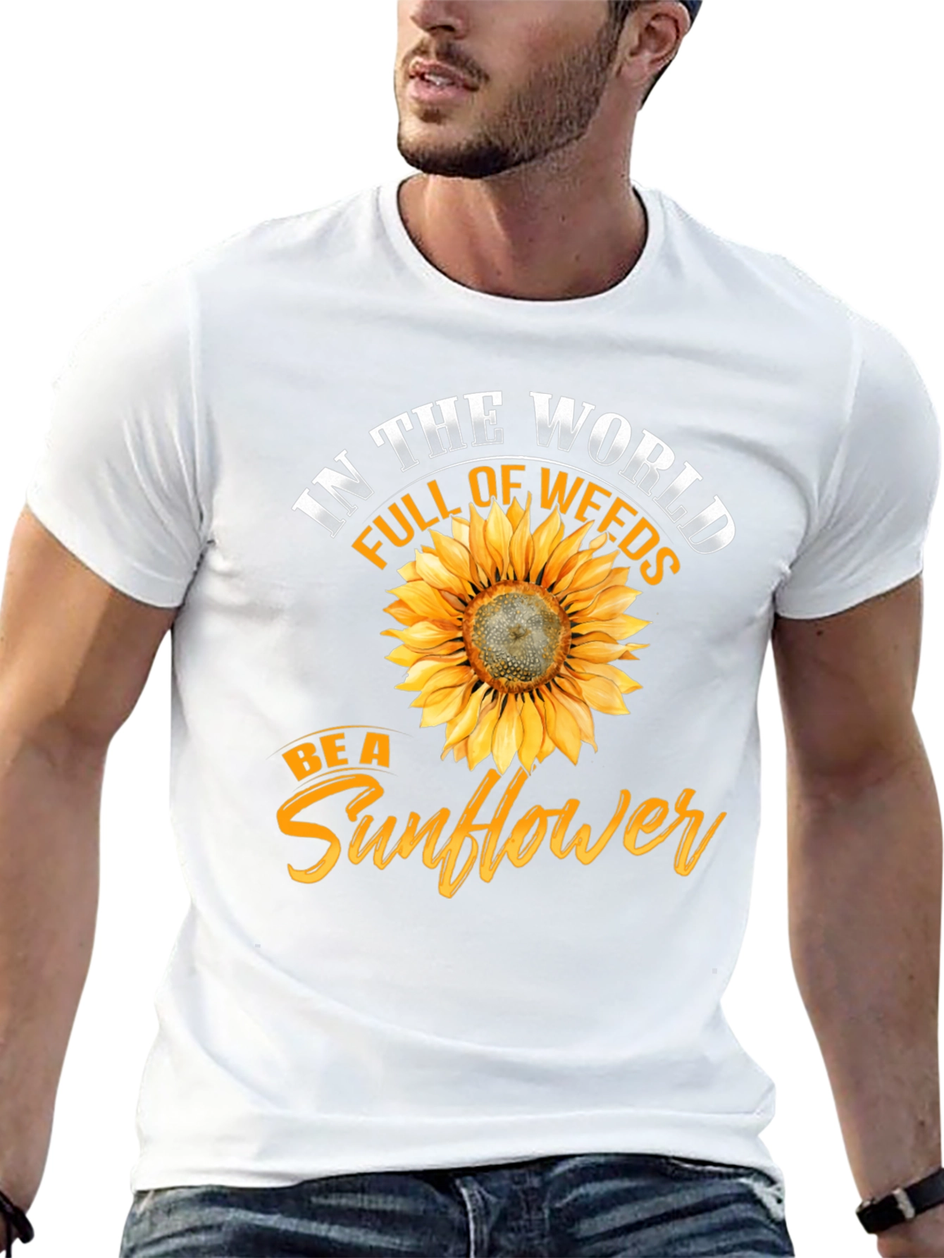 Be a Sunflower T-Shirt - Inspirational Graphic Tee