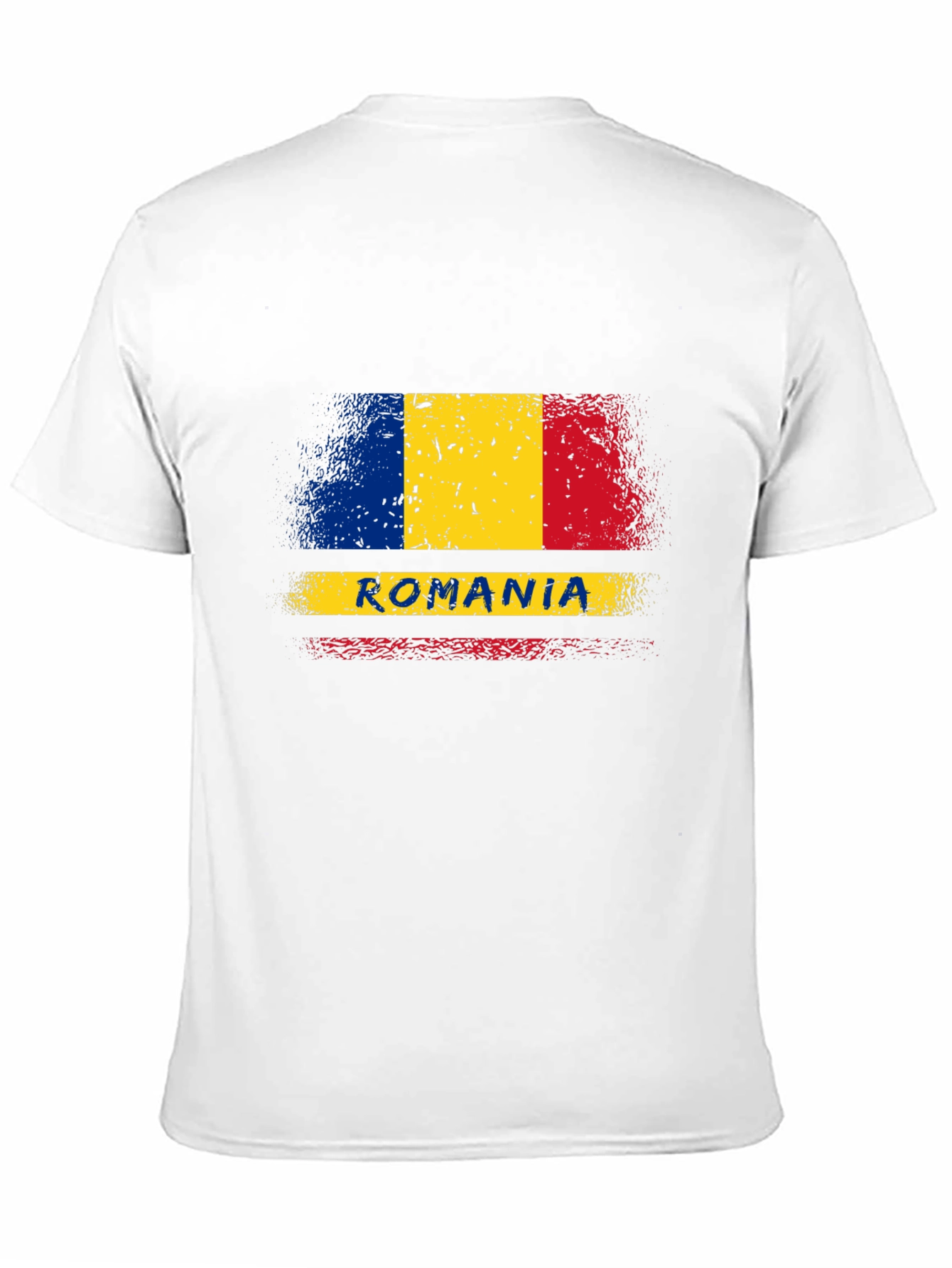 Romania Flag T-Shirt - Distressed Design