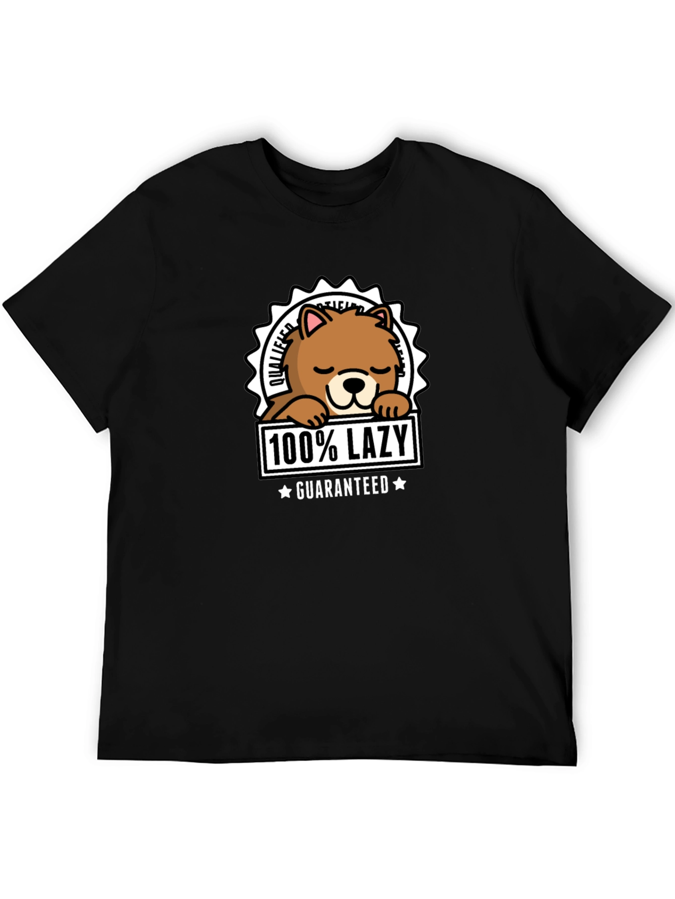 100% Lazy Guaranteed Graphic Tee
