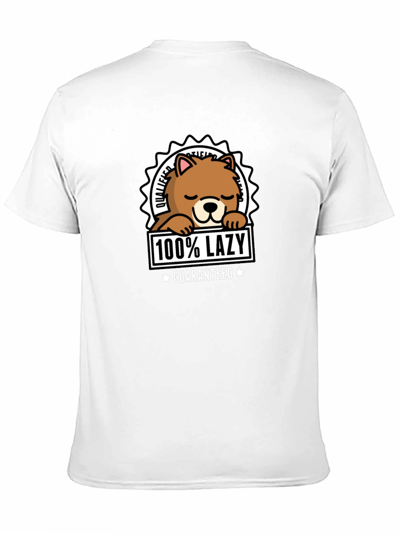 100% Lazy Guaranteed Graphic Tee