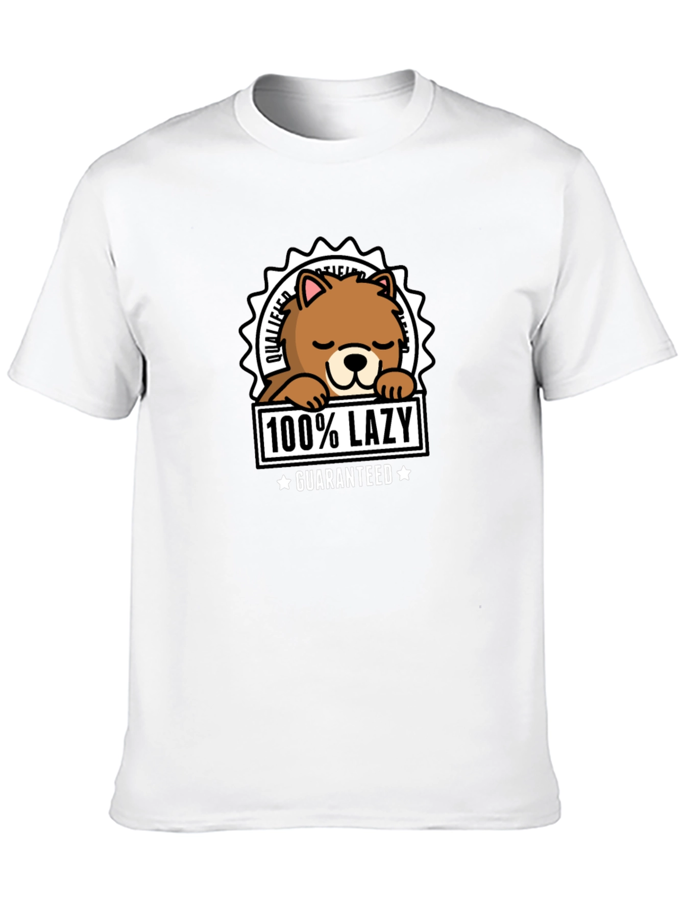 100% Lazy Guaranteed Graphic Tee