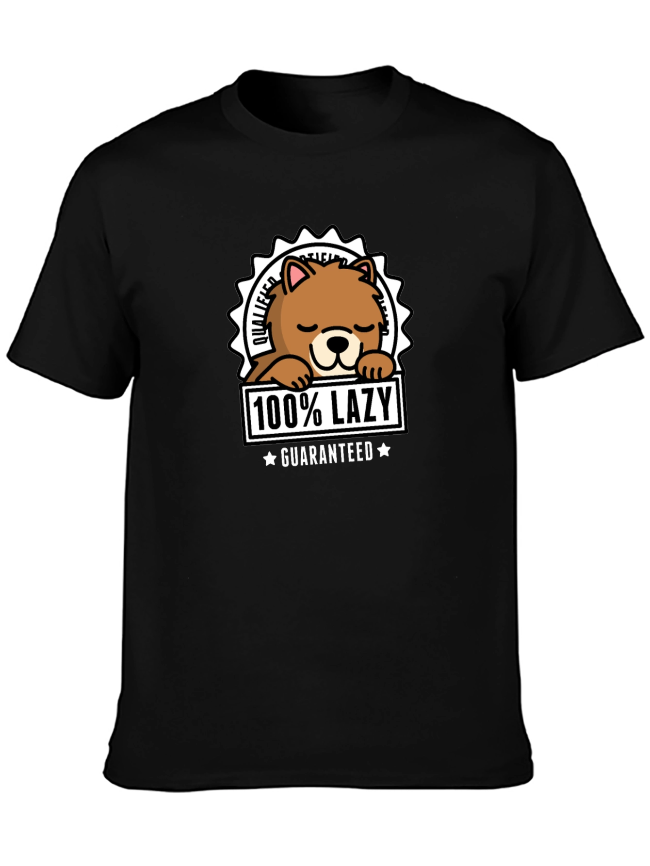 100% Lazy Guaranteed Graphic Tee