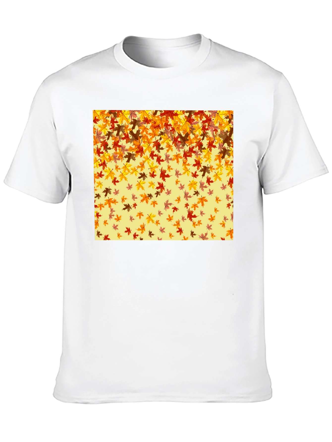Autumn Leaves Graphic Tee - Fall Season Style